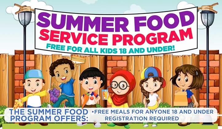 Free Summer Meals for 18 and under