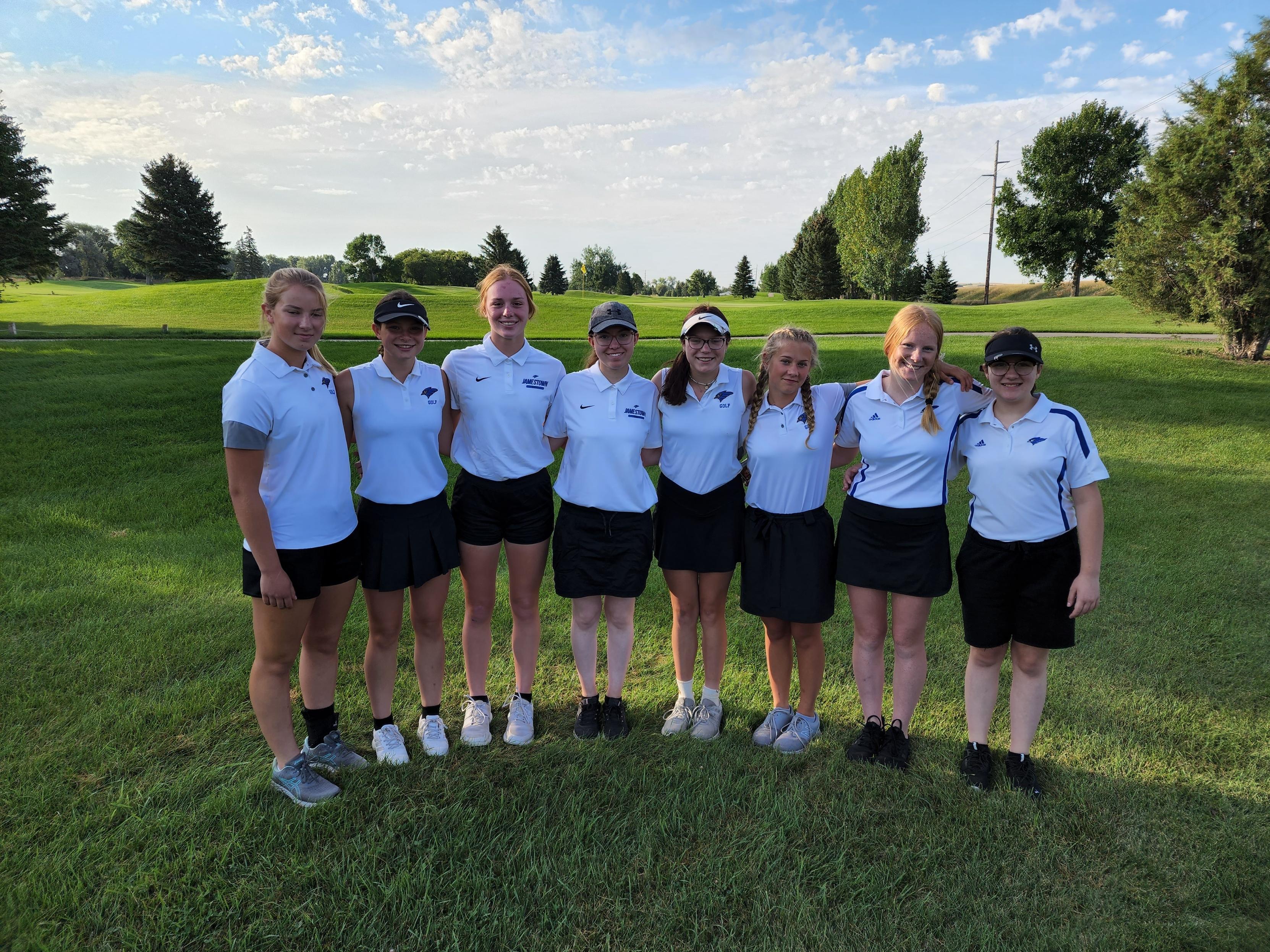 Group photo of the Girls' Golf Team