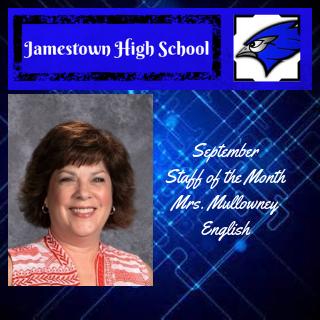 Mrs. Mullowney September Staff of the Month