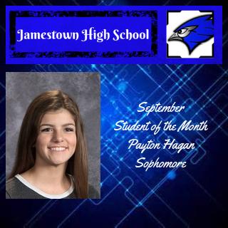 Payton Hagan September Student of the Month