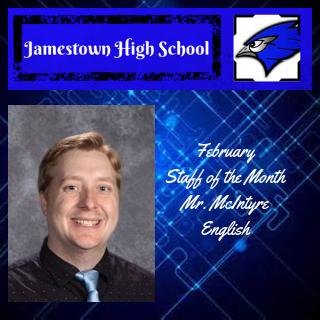 Mr. McIntyre February Staff of the Month