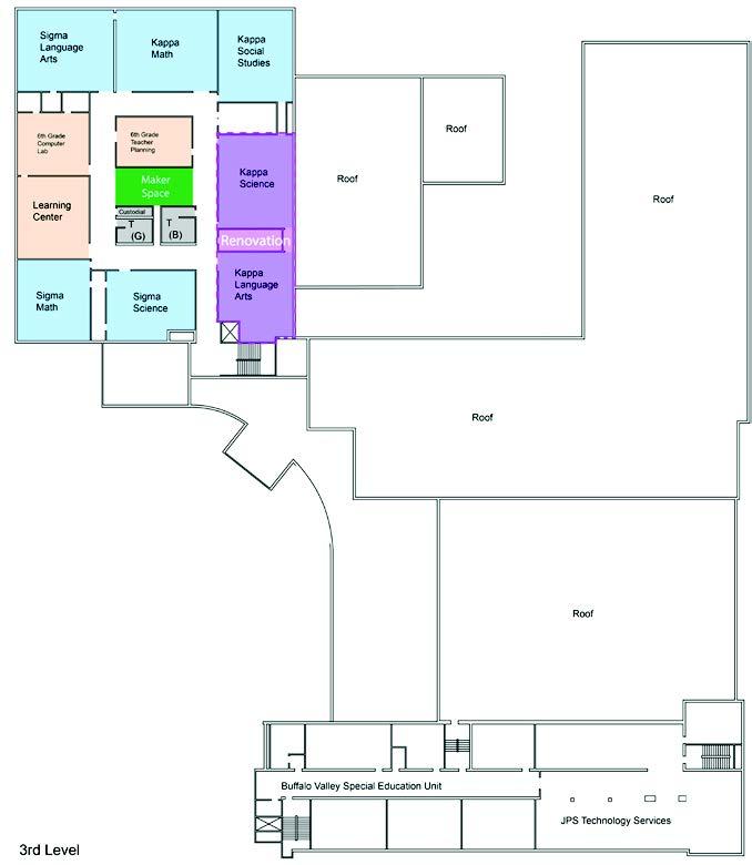 3rd Level Educational Adequacy Proposed Floor Plan