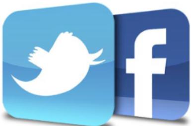 Social Media Twitter and Facebook image